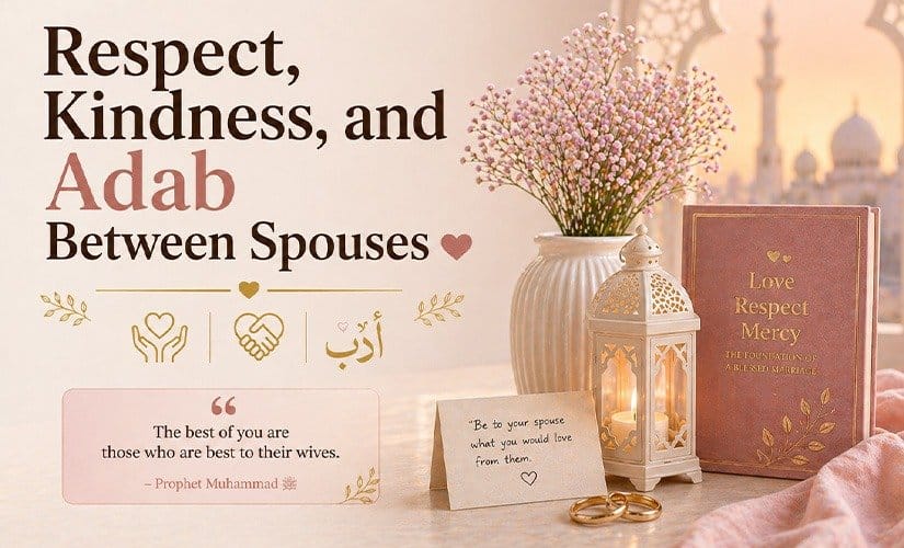 Respect, Kindness, and Adab Between Spouses 🤍✨
